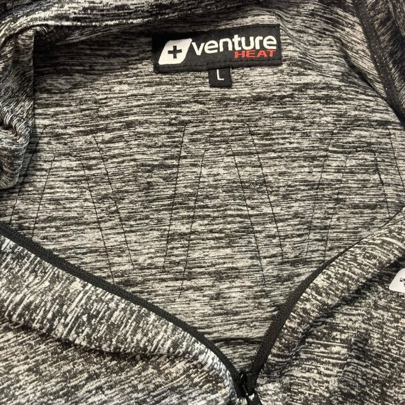 Venture Heat Base Layer Thermal Top, Charcoal Gray, Women's Heated Shirt - Picture 10 of 10